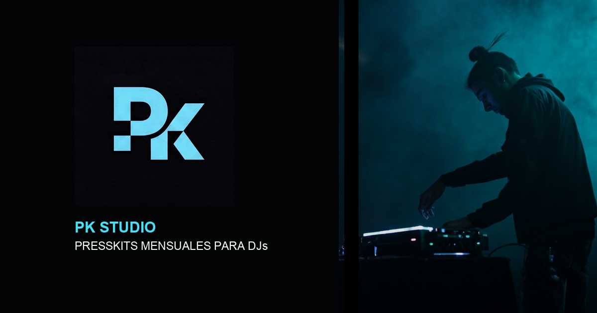 Official PK Studio image for monthly DJ presskits